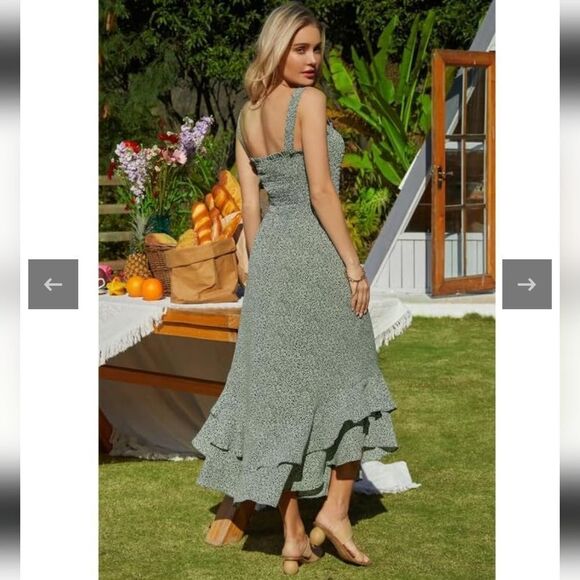 Grace Karin Floral Boho Maxi Dress Sz Sm - Picture 3 of 16